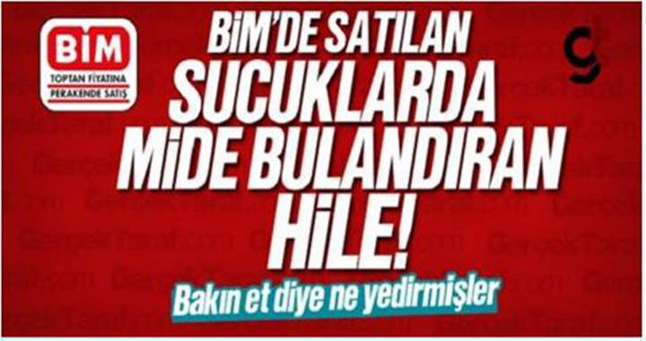 Bim’de satılan sucuklarda mide bulandıran hile! Bakın et diye ne yedirmişler!