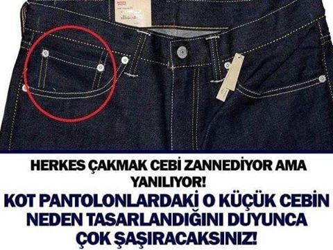 KOT PANTOLONLARDAKİ KÜÇÜK CEP NE İŞE YARAR?