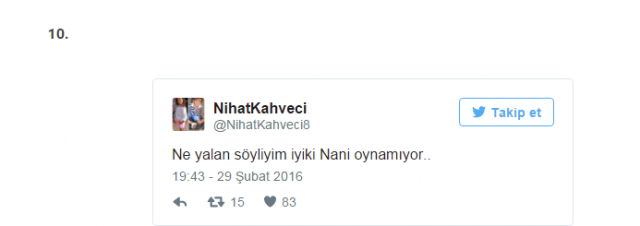 Fenerbahçe'de Luis Nani'nin Yedek Kulübesine Oturması Sonrası Verilmiş 10 Tepki