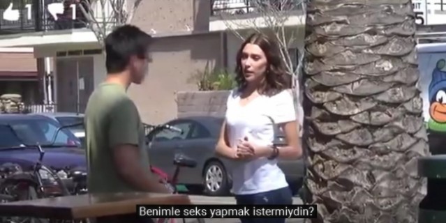 100 erkeğe benimle s*ks yapmak ister misin diye sordu!