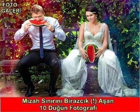 Mizah Sınırını Birazcık (!) Aşan 10 Düğün Fotografı