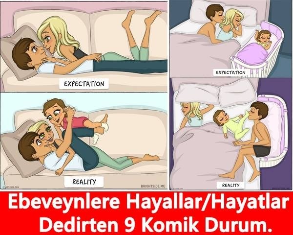 Ebeveynlere Hayallar/Hayatlar Dedirten 9 Komik Durum..