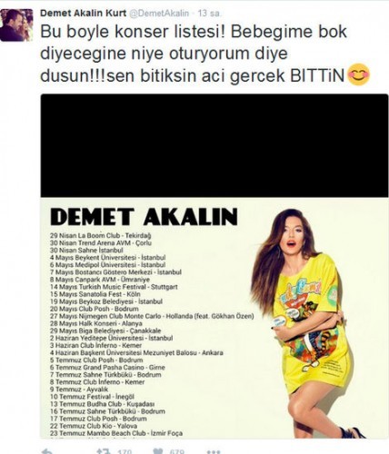 KOŞUN KAVGA VAR: HANDE YENER DEMET AKALIN'IN KIZINA B.K GÖNDERDİ ORTALIK KARIŞTI!