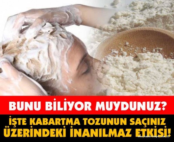 KABARTMA TOZUNUN SAÇINIZ ÜZERİNDEKİ İNANILMAZ ETKİSİ !