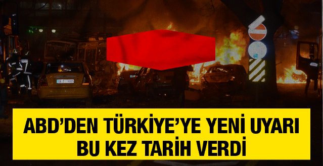 UYARI ÜSTÜNE UYARI GELDİ! ABD'DEN TÜRKİYE'YE UYARI BU KEZ TARİH VERİLDİ! İŞTE O TARİH!