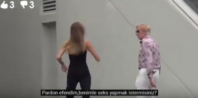 100 erkeğe benimle s*ks yapmak ister misin diye sordu!