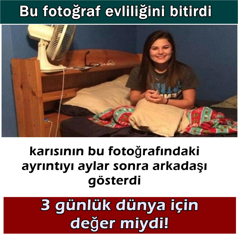 BU FOTOĞRAFI GÖRÜNCE EŞİ HEMEN BOŞANDI! SKANDAL..!