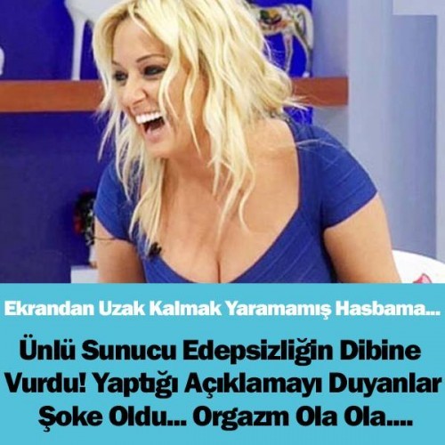 EKRANDAN UZAK KALMAK YARAMAMIŞ HASPBAMA... ÜNLÜ SUNUCU EDEPSİZLİĞİN DİBİNE VURDU ! YAPTIĞI AÇIKLAMAYI DUYANLAR ŞOKE OLDU... ORGAZIM OLA OLA....