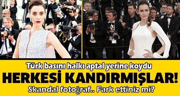 Fahriye ve Cansu Cannes’ta alay konusu oldu!