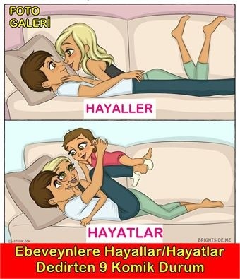 Ebeveynlere Hayallar/Hayatlar Dedirten 9 Komik Durum..!