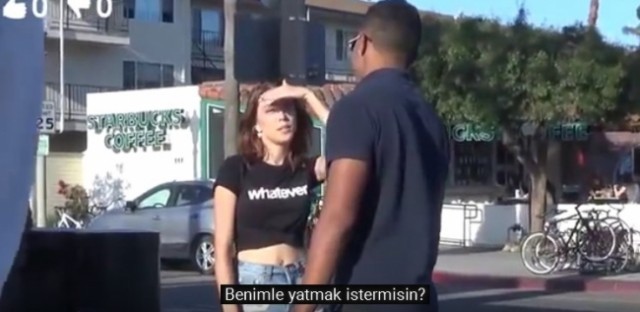 100 erkeğe benimle s*ks yapmak ister misin diye sordu!