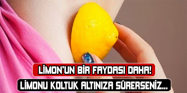 LİMONUN BİR FAYDASI DAHA! DENEYİN MUCİZEYE ŞAHİT OLUN...