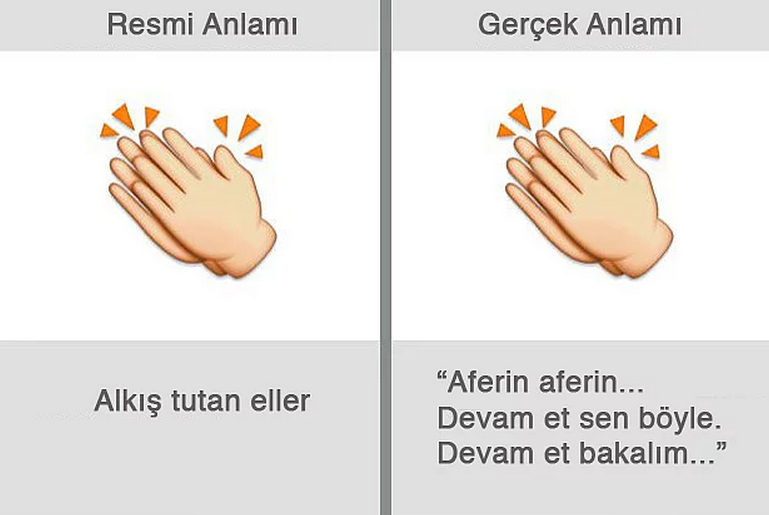 HERKES KULLANIYOR AMA KİMSE GERÇEK ANLAMINI BİLMİYOR!İŞTE O EMOJİLERİN GERÇEK ANLAMI!