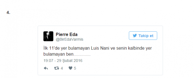 Fenerbahçe'de Luis Nani'nin Yedek Kulübesine Oturması Sonrası Verilmiş 10 Tepki