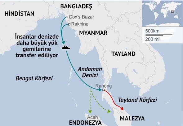 Güney Asyada Ki Göçmen Trajedisi Sürüyor