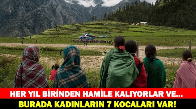 HER YIL BİRİNDEN HAMİLE KALIYORLAR VE...!BURADA KADINLARIN 7 KOCALARI VAR!