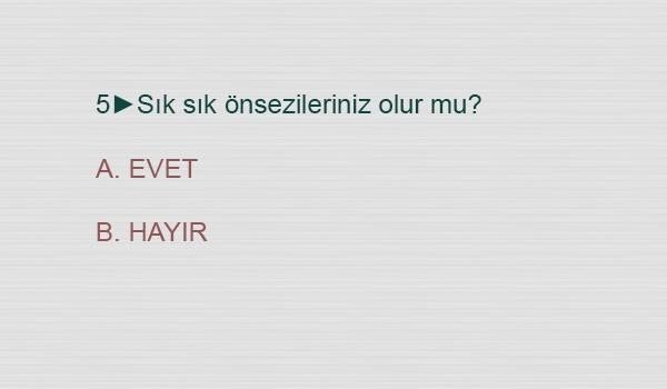 BEYNİNİZİN HANGİ YÖNÜNÜ KULLANIYORSUNUZ? TEST EDİN...