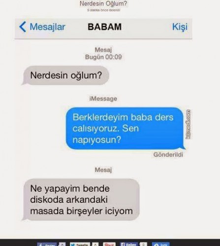 Kızların Babaalarıyla Zor Anlar Yaşayan 15 Gencin Whatsapp Diyalogları!!