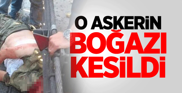 ŞOK ŞOK ŞOK! TESLİM OLAN ASKERİN BOĞAZINI KESTİLER İŞTE O ANLAR BÖYLE GÖRÜNTÜLENDİ!