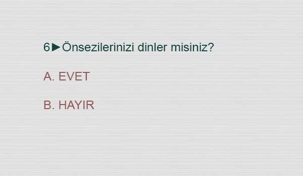 BEYNİNİZİN HANGİ YÖNÜNÜ KULLANIYORSUNUZ? TEST EDİN...