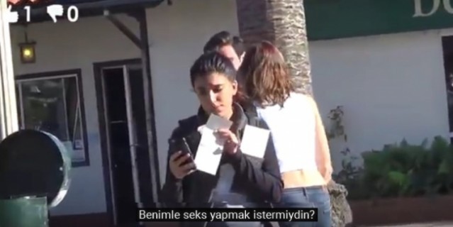 100 erkeğe benimle s*ks yapmak ister misin diye sordu!