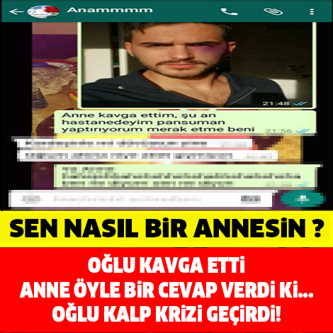 ANNESİ ÖYLE BİR CEVAP VERDİKİ GENÇ KALP KRİZİ GEÇİRDİ!