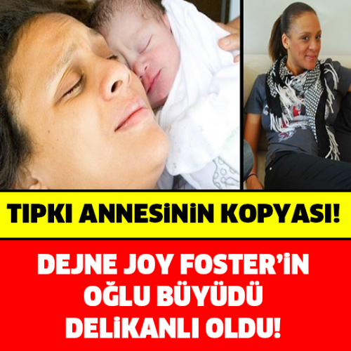 Defne Joy Foster'in Oğlu Delikanlı Oldu! Tıpkı Annesinin Kopyası..