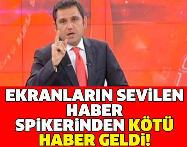 EKRANLARIN SEVİLEN HABER SPİKERİNDEN KÖTÜ HABER GELDİ!