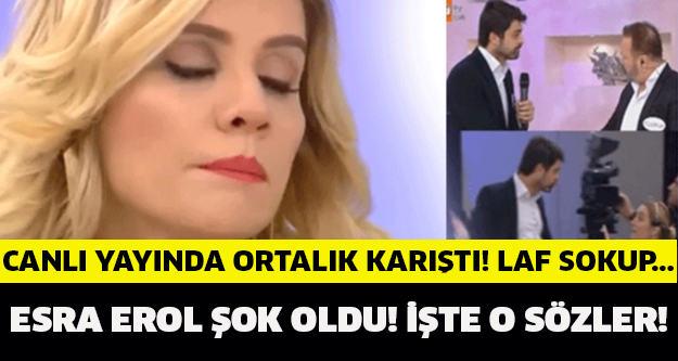 Esra Erol şok oldu! Laf sokup stüdyoyu terk etti