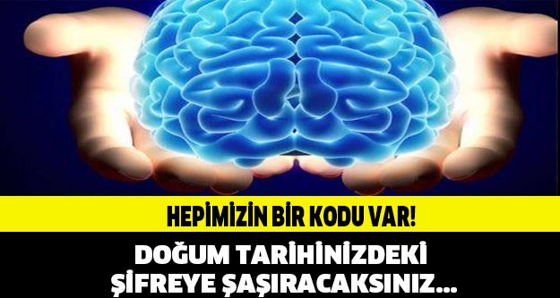 DOĞUM TARİHİNİZDEKİ ŞİFREYE ŞAŞIRACAKSINIZ…!