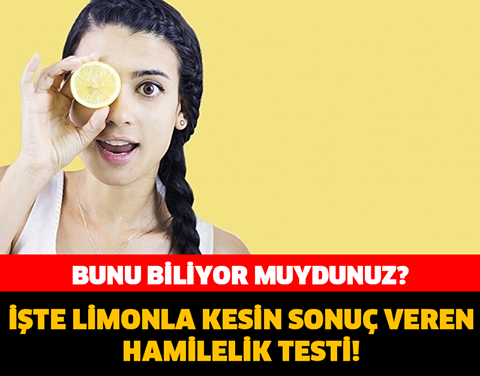 LİMONLA YAPACAĞINIZ BU TEST SİZİ HAYRETE DÜŞÜRECEK!Kaynak: LİMONLA YAPACAĞINIZ BU TEST SİZİ HAYRETE DÜŞÜRECEK!