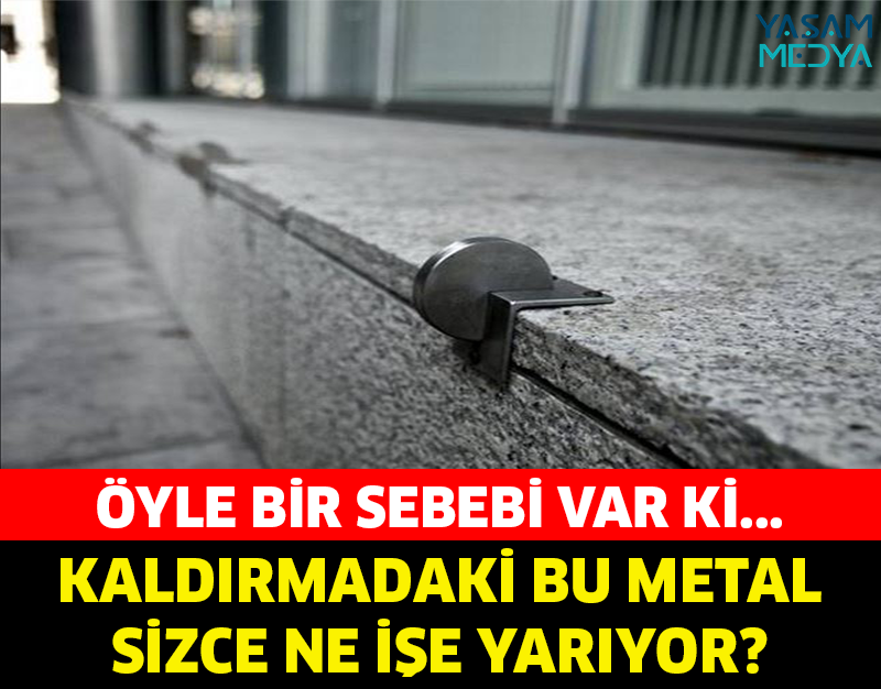 ÖYLE BİR SEBEBİ VAR Kİ... KALDIRIMDAKİ BU METAL SİZCE NE İŞE YARIYOR