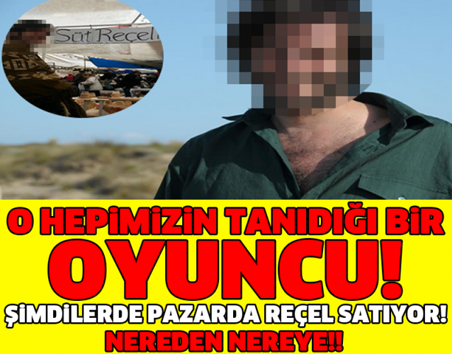 Nereden nereye… Ünlü dizi oyuncusu pazarda reçel satıyor!