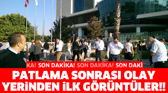 İŞTE OLAY YERİNDEN İLK GÖRÜNTÜLER!