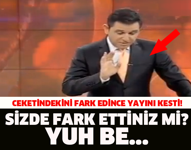 CEKETİNDEKİNİ FARK EDİNCE YAYINI KESTİ! SİZDE FARK ETTİNİZ Mİ?