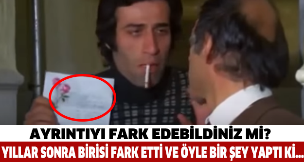 İlk Defa O Fark Etti Ve Öyle Bir Şey Yaptı Ki… YILLARCA İZLEDİK AMA O AYRINTIYA HİÇ DİKKAT ETMEDİK!