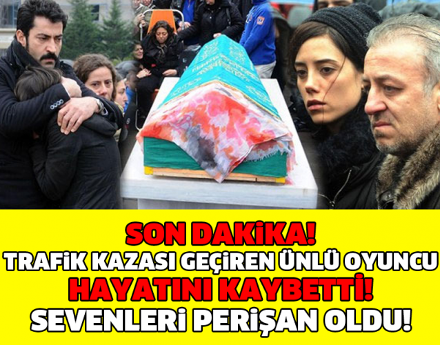 SON DAKİKA! TRAFİK KAZASI GEÇİREN ÜNLÜ OYUNCU HAYATINI KAYBETTİ! SEVENLERİ PERİŞAN OLDU!