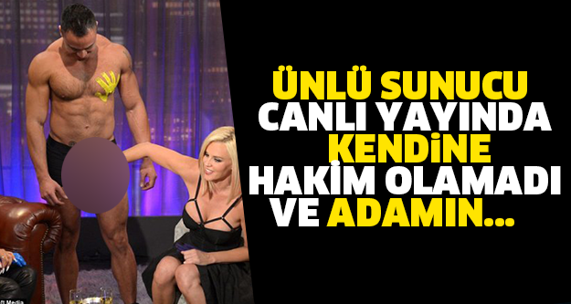 ÜNLÜ SUNUCU CANLI YAYINDA KENDİNE HAKİM OLAMADI VE ADAMIN....