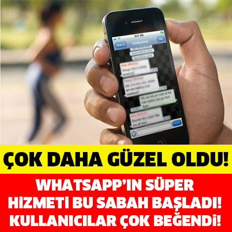 WHATSAPP'TA SÜPER UYGULAMA!