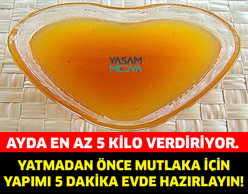 En Basit Ayda 5 Kilo Verdiren Mucizevi Yapım!