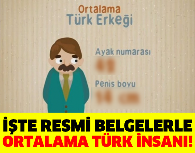 İŞTE RESMİ BELGELERLE ORTALAMA TÜRK İNSANI!