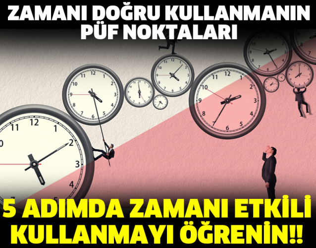 5 ADIMDA ZAMANI ETKİLİ KULLANMAYI ÖĞRENİN!!