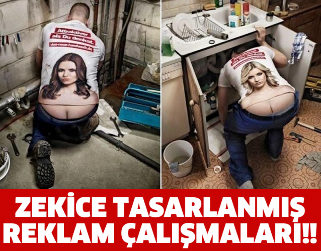 ZEKİCE TASARLANMIŞ REKLAM ÇALIŞMALARI!!