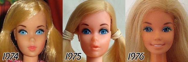 Görenleri Şok Eden Değişim.. Barbie'nin Yüzü 1956'dan 2015'e Kadar Nasıl Değişmiş!