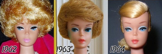 Görenleri Şok Eden Değişim.. Barbie'nin Yüzü 1956'dan 2015'e Kadar Nasıl Değişmiş!