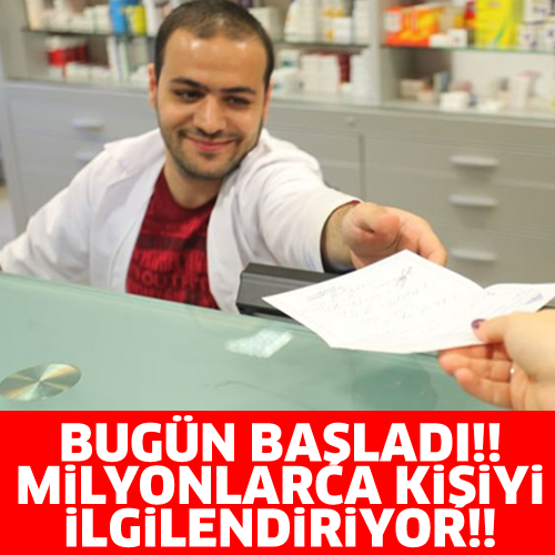 DİKKAT! MİLYONLARCA KİŞİYİ İLGİLENDİREN UYGULAMA BUGÜN BAŞLADI...