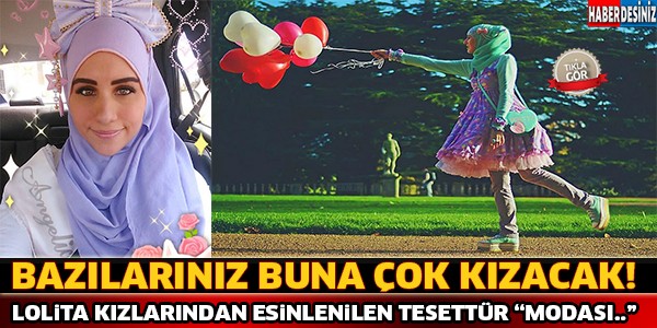 Böyle Moda Mı Olur ! Lolita Kızlarından Esinlenen Tesettür Modası..