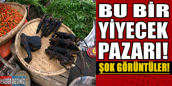 Bu bir yiyecek pazarı!