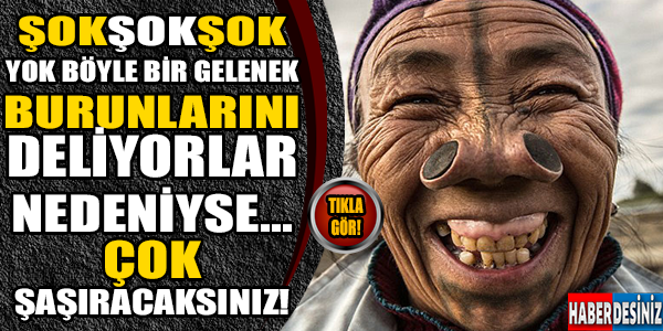 Burunları 4 delikli kadınlar