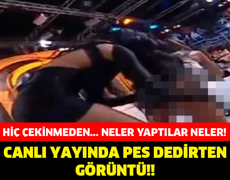 HİÇ ÇEKİNMEDEN... CANLI YAYINDA PES DEDİRTEN GÖRÜNTÜ!